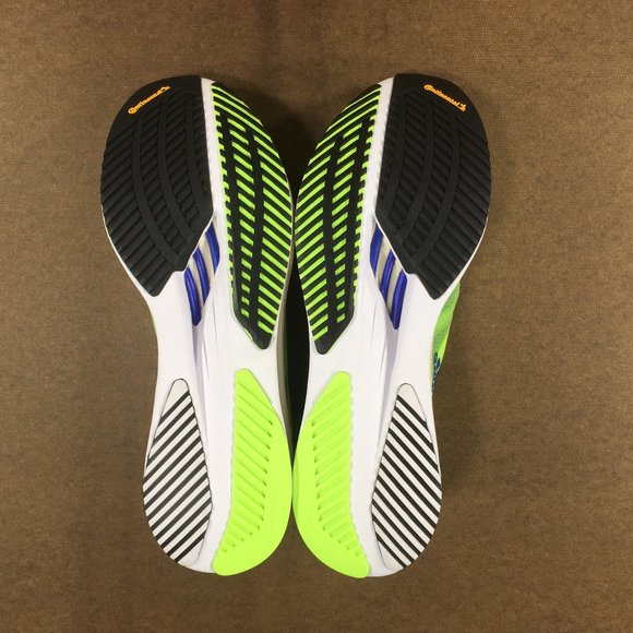 Adidas Adizero Boston 10 Running Shoes Mens Size 12 Signal Green H67514 - Picture 7 of 10